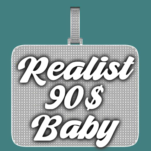CUSTOM LETTER NECKLACE 3D BIG SQUARE