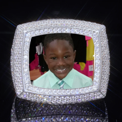 3D CUSTOM PICTURE ICED RING