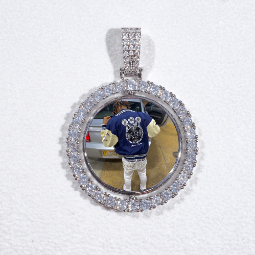 3D Spinning 2-Faced Custom Picture Pendant