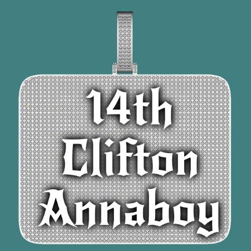 CUSTOM LETTER NECKLACE 3D BIG SQUARE
