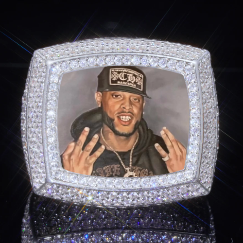 3D CUSTOM PICTURE ICED RING