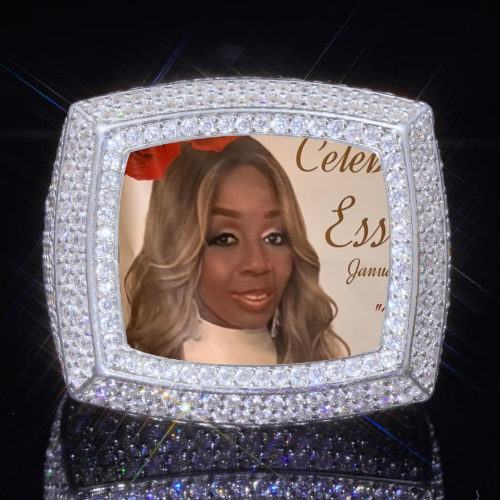 3D CUSTOM PICTURE ICED RING