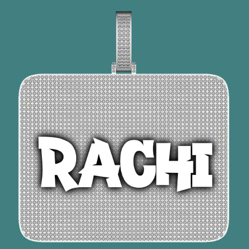 CUSTOM LETTER NECKLACE 3D BIG SQUARE