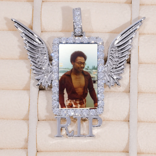 RIP WING 3D CUSTOM PICTURE PENDANT