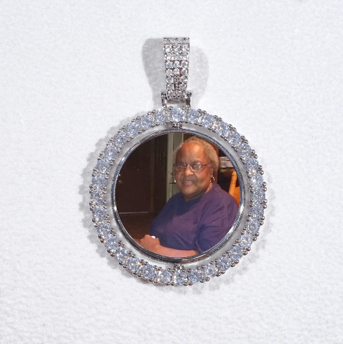 3D Spinning 2-Faced Custom Picture Pendant