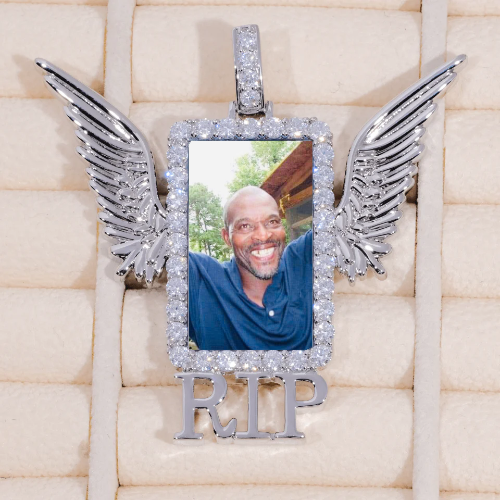 RIP WING 3D CUSTOM PICTURE PENDANT