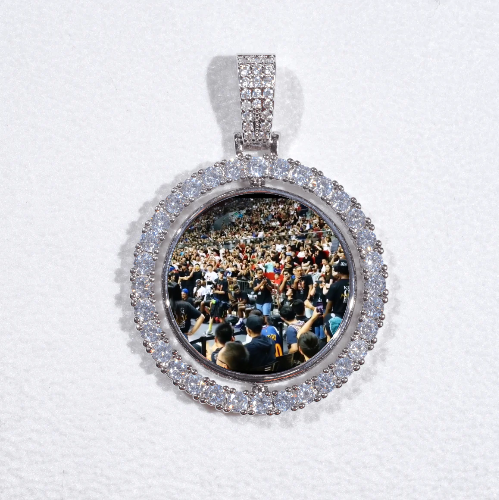 3D Spinning 2-Faced Custom Picture Pendant