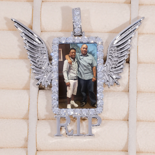 RIP WING 3D CUSTOM PICTURE PENDANT