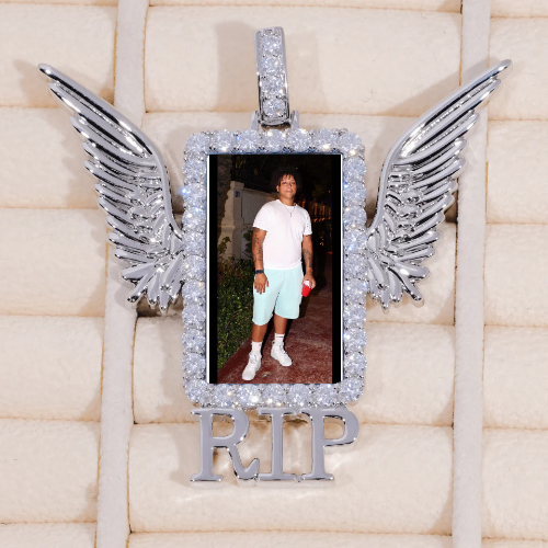 RIP WING 3D CUSTOM PICTURE PENDANT
