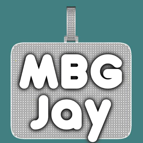 CUSTOM LETTER NECKLACE 3D BIG SQUARE