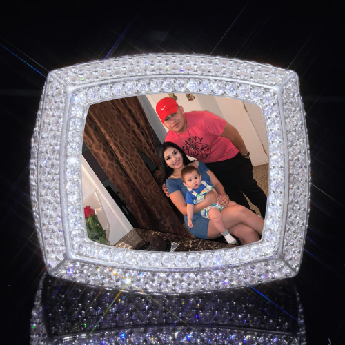 3D CUSTOM PICTURE ICED RING