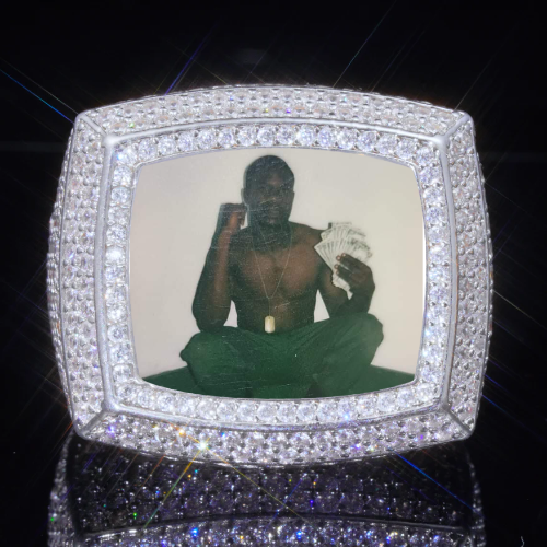 3D CUSTOM PICTURE ICED RING