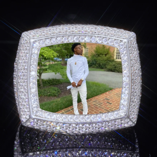 3D CUSTOM PICTURE ICED RING