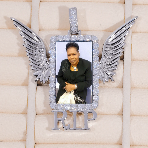 RIP WING 3D CUSTOM PICTURE PENDANT