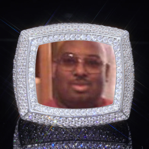 3D CUSTOM PICTURE ICED RING