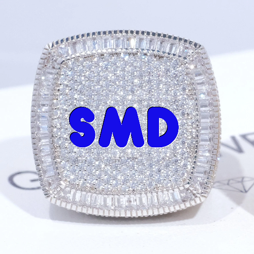 CUSTOM LETTER 3D ICED RING