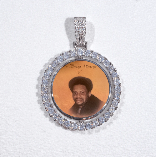 3D Spinning 2-Faced Custom Picture Pendant