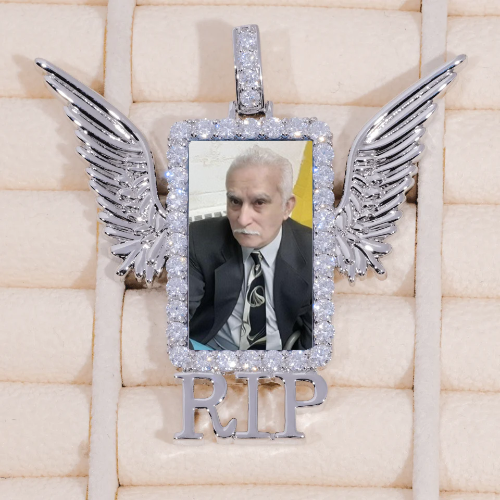 RIP WING 3D CUSTOM PICTURE PENDANT
