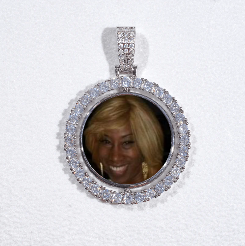3D Spinning 2-Faced Custom Picture Pendant