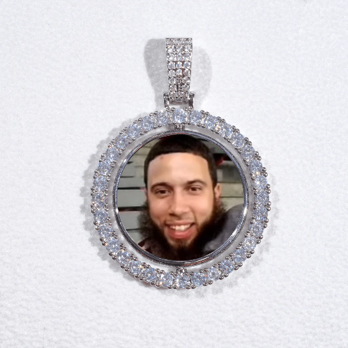 3D Spinning 2-Faced Custom Picture Pendant
