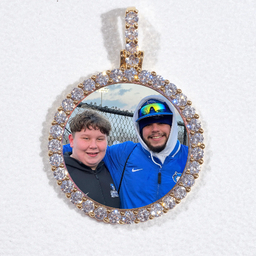 3D CIRCLE CUSTOM PICTURE PENDANT SMALL SIZE