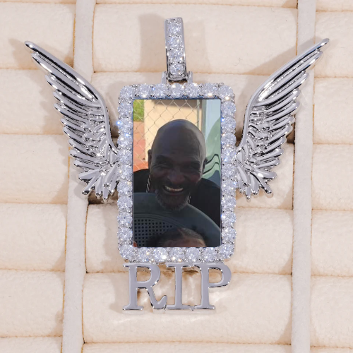 RIP WING 3D CUSTOM PICTURE PENDANT