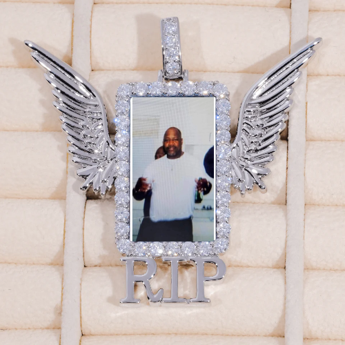 RIP WING 3D CUSTOM PICTURE PENDANT