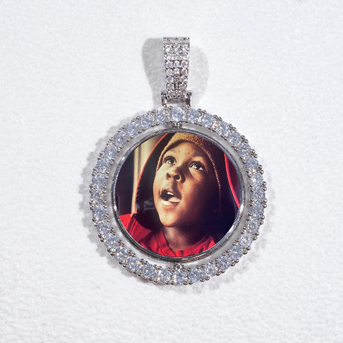 3D Spinning 2-Faced Custom Picture Pendant