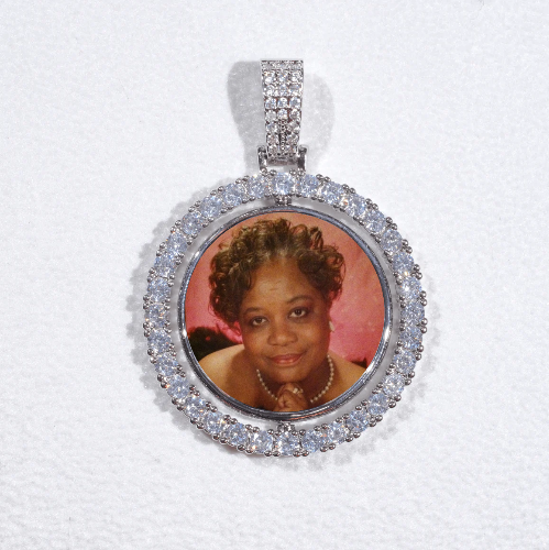 3D Spinning 2-Faced Custom Picture Pendant