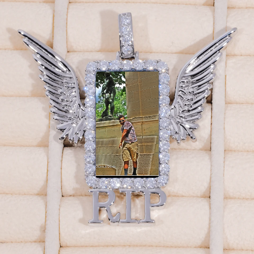 RIP WING 3D CUSTOM PICTURE PENDANT