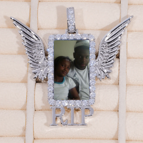 RIP WING 3D CUSTOM PICTURE PENDANT