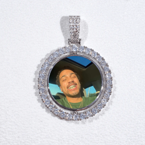 3D Spinning 2-Faced Custom Picture Pendant