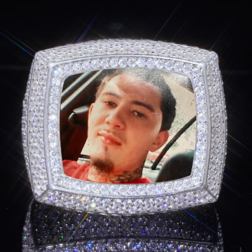 3D CUSTOM PICTURE ICED RING