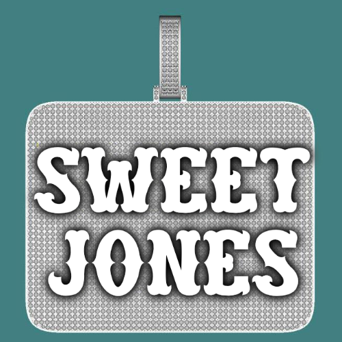 CUSTOM LETTER NECKLACE 3D BIG SQUARE