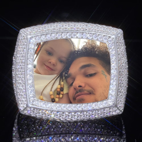 3D CUSTOM PICTURE ICED RING