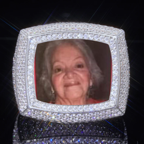 3D CUSTOM PICTURE ICED RING