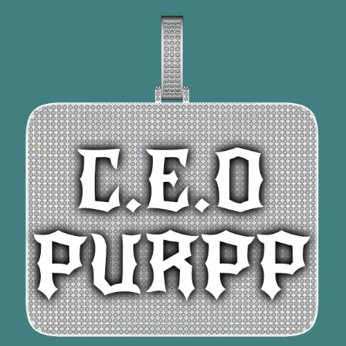CUSTOM LETTER NECKLACE 3D BIG SQUARE