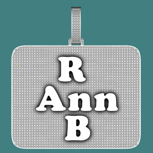 CUSTOM LETTER NECKLACE 3D BIG SQUARE