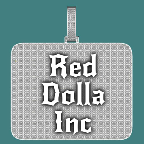 CUSTOM LETTER NECKLACE 3D BIG SQUARE