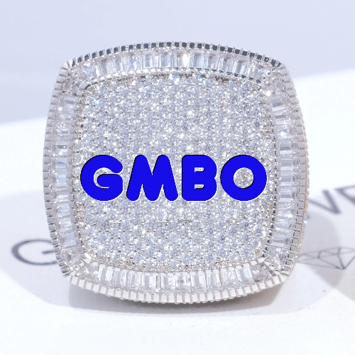 CUSTOM LETTER 3D ICED RING