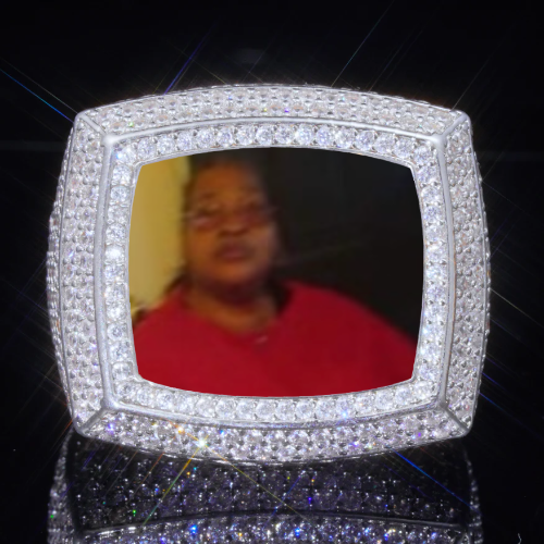 3D CUSTOM PICTURE ICED RING