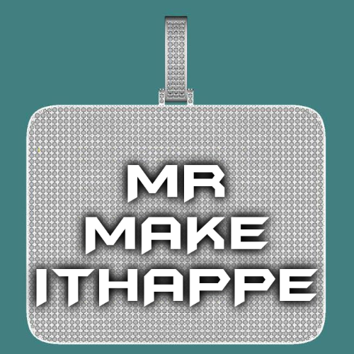 CUSTOM LETTER NECKLACE 3D BIG SQUARE