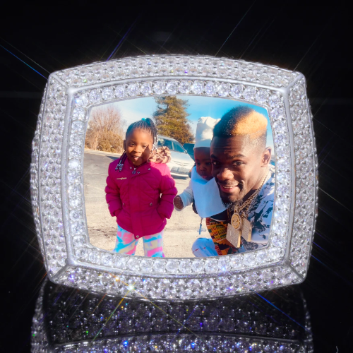 3D CUSTOM PICTURE ICED RING