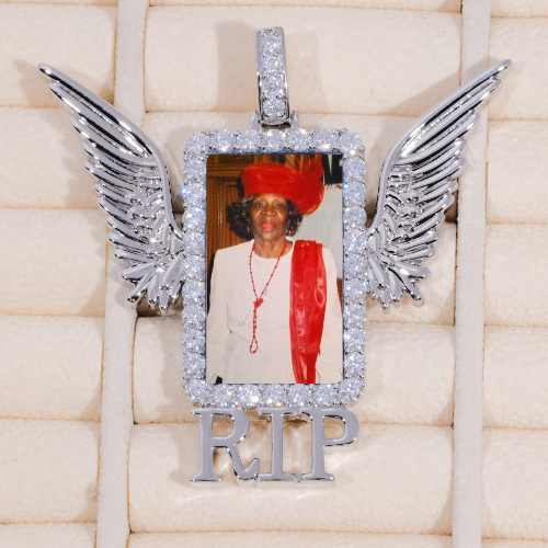 RIP WING 3D CUSTOM PICTURE PENDANT
