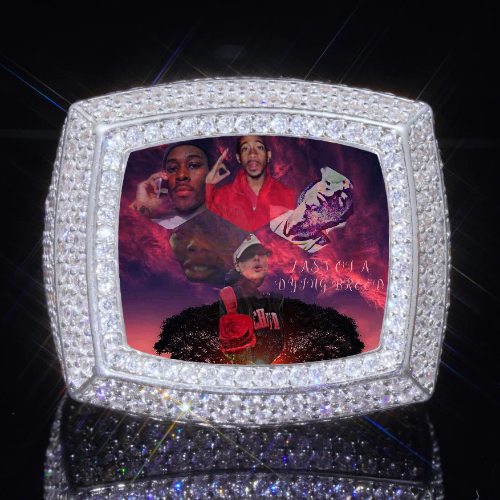 3D CUSTOM PICTURE ICED RING