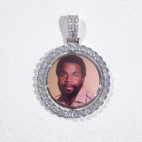 3D Spinning 2-Faced Custom Picture Pendant