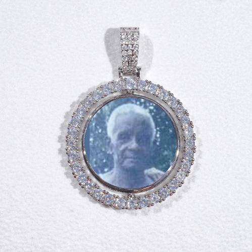 3D Spinning 2-Faced Custom Picture Pendant