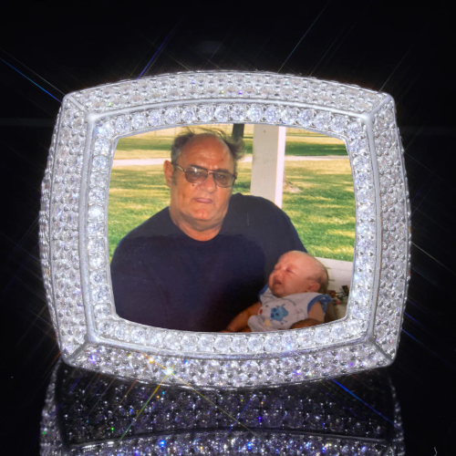 3D CUSTOM PICTURE ICED RING