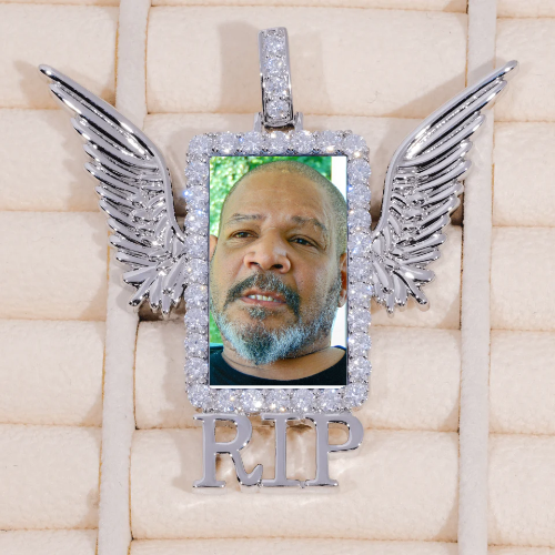 RIP WING 3D CUSTOM PICTURE PENDANT