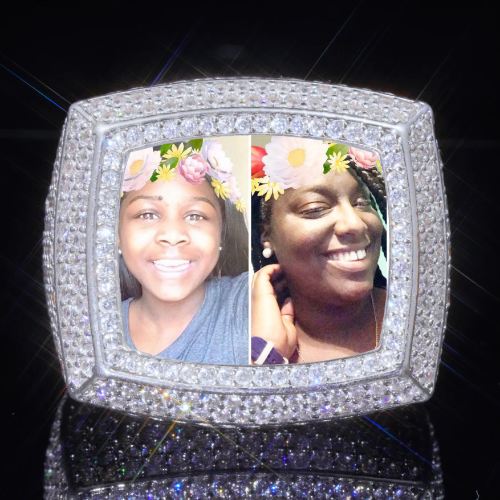 3D CUSTOM PICTURE ICED RING